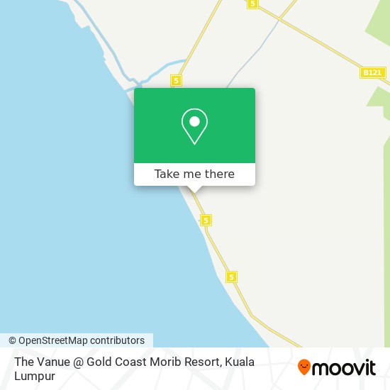 The Vanue @ Gold Coast Morib Resort map