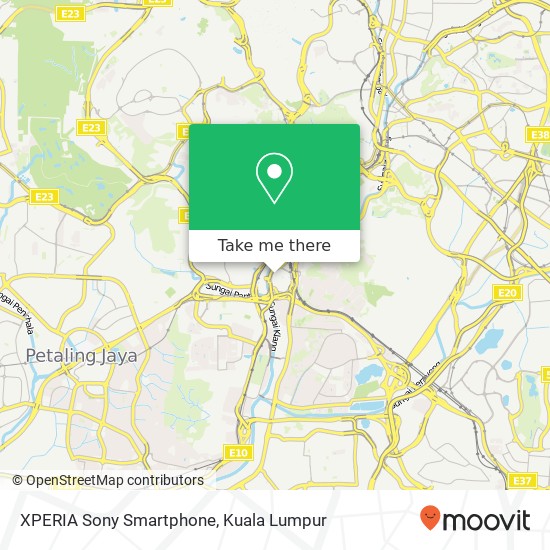 XPERIA Sony Smartphone map