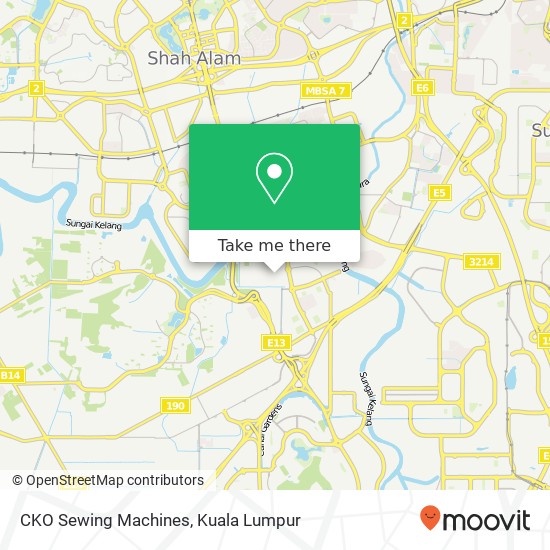 CKO Sewing Machines map