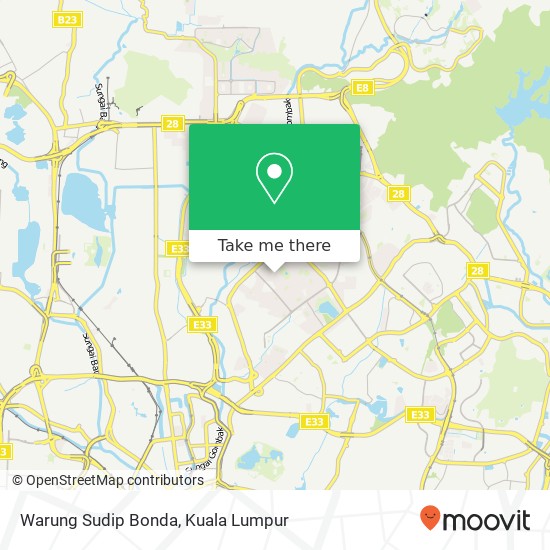 Warung Sudip Bonda map