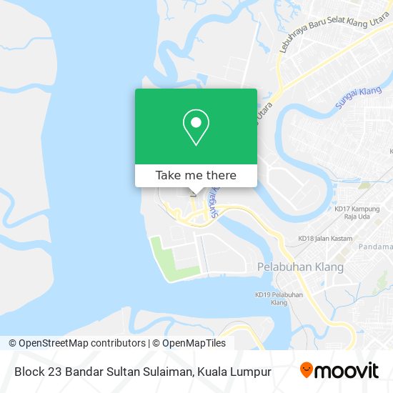 Block 23 Bandar Sultan Sulaiman map