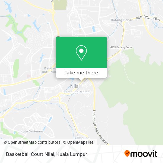 Basketball Court Nilai map