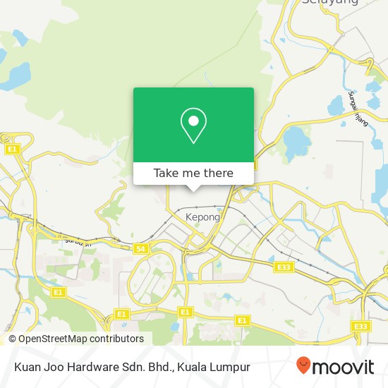 Kuan Joo Hardware Sdn. Bhd. map