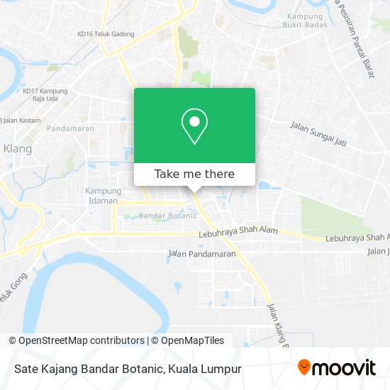 Peta Sate Kajang Bandar Botanic
