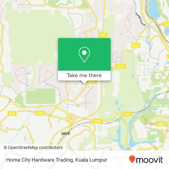 Home City Hardware Trading map