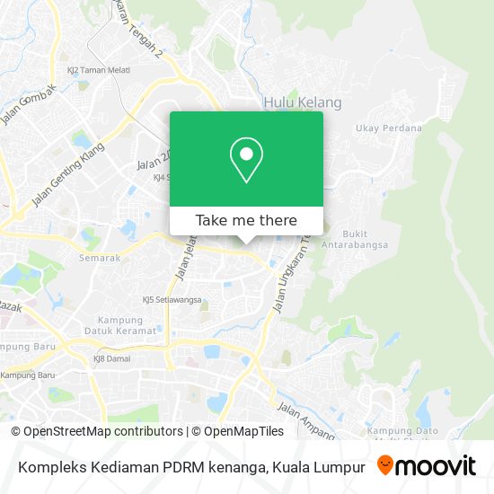 Kompleks Kediaman PDRM kenanga map