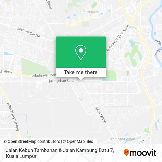 Jalan Kebun Tambahan & Jalan Kampung Batu 7 map