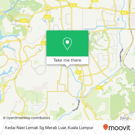 Kedai Nasi Lemak Sg Merab Luar map