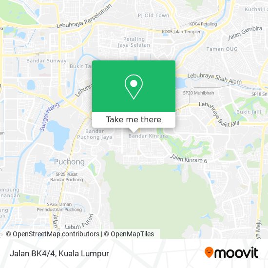 Jalan BK4/4 map