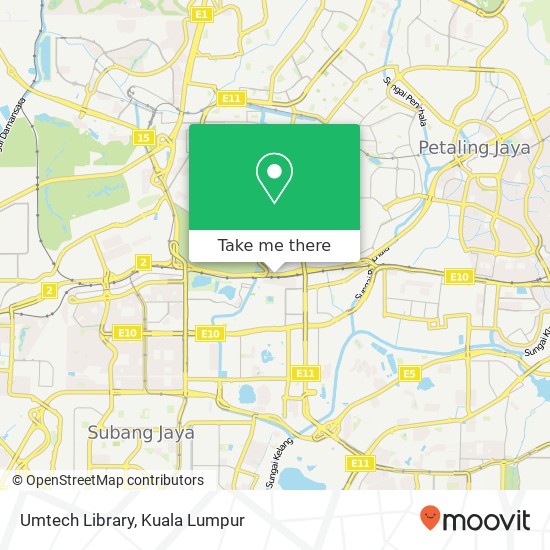 Umtech Library map