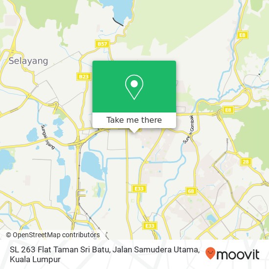 SL 263 Flat Taman Sri Batu, Jalan Samudera Utama map