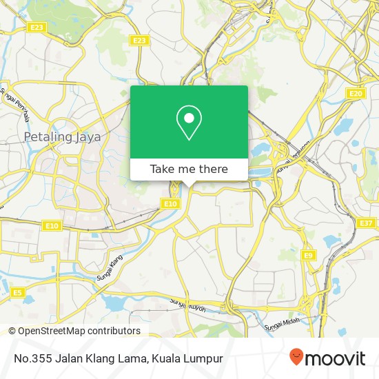Peta No.355 Jalan Klang Lama