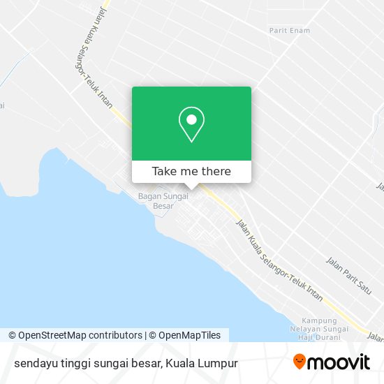 Peta sendayu tinggi sungai besar