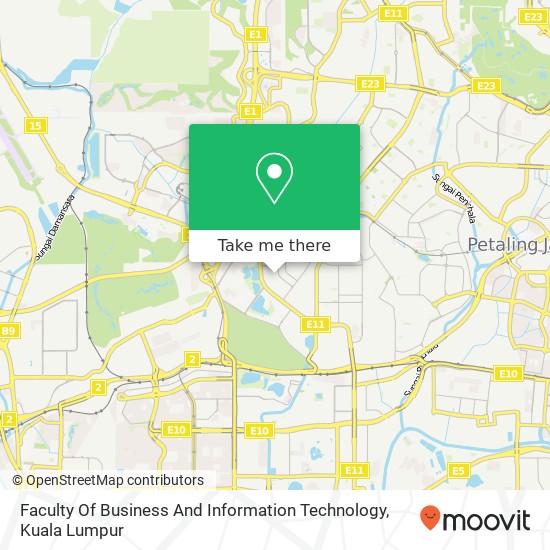 Faculty Of Business And Information Technology map