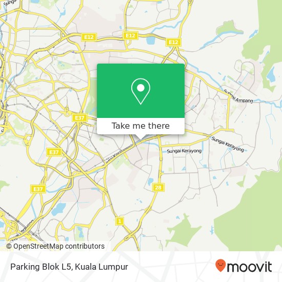 Parking Blok L5 map