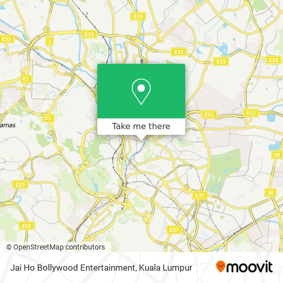 Jai Ho Bollywood Entertainment map
