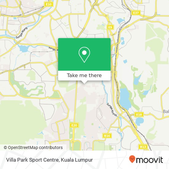 Villa Park Sport Centre map
