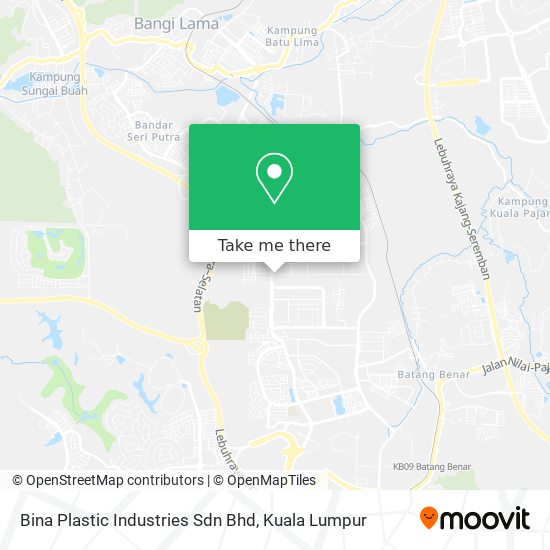 Bina Plastic Industries Sdn Bhd map