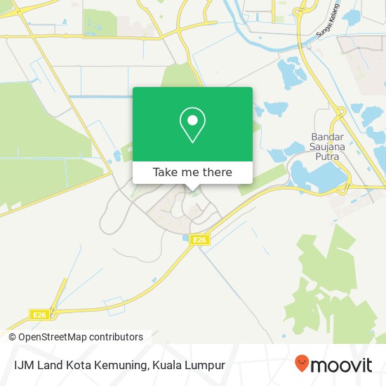 IJM Land Kota Kemuning map