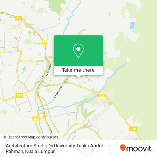 Architecture Studio @ University Tunku Abdul Rahman map