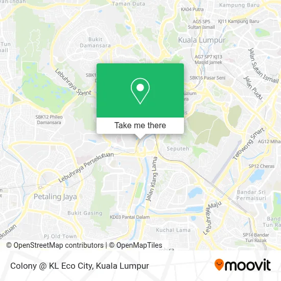 Colony @ KL Eco City map