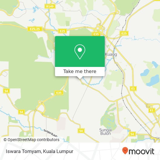Iswara Tomyam map