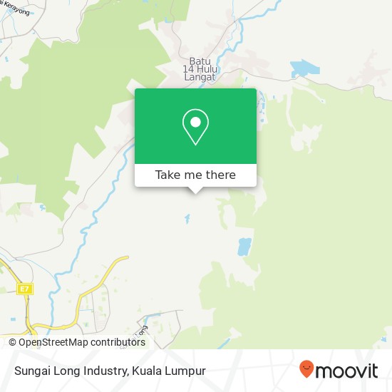 Peta Sungai Long Industry