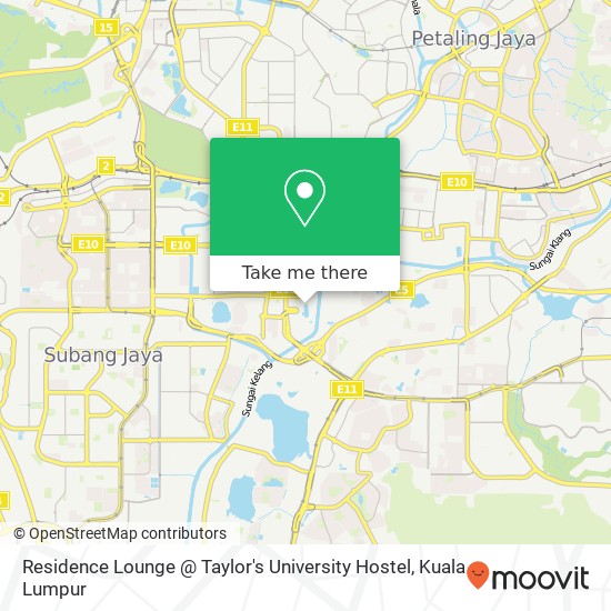 Residence Lounge @ Taylor's University Hostel map