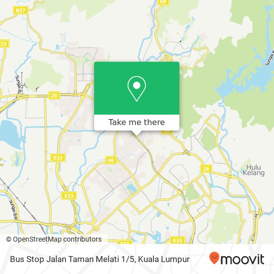 Bus Stop Jalan Taman Melati 1 / 5 map