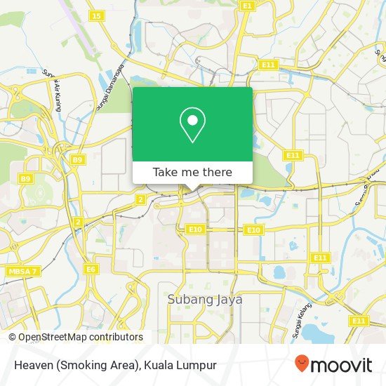 Heaven (Smoking Area) map