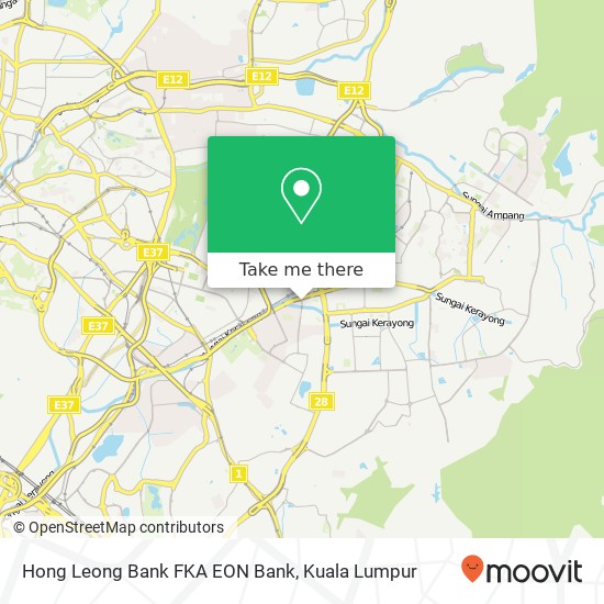 Hong Leong Bank FKA EON Bank map