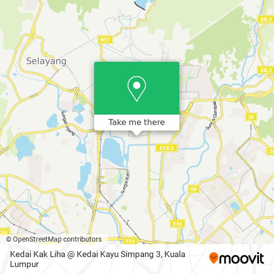Kedai Kak Liha @ Kedai Kayu Simpang 3 map