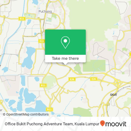 Office Bukit Puchong Adventure Team map
