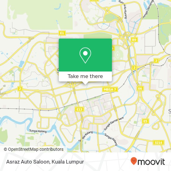 Asraz Auto Saloon map