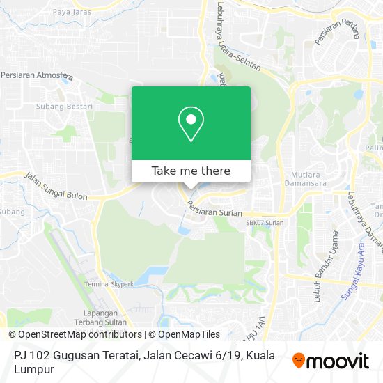 PJ 102 Gugusan Teratai, Jalan Cecawi 6 / 19 map