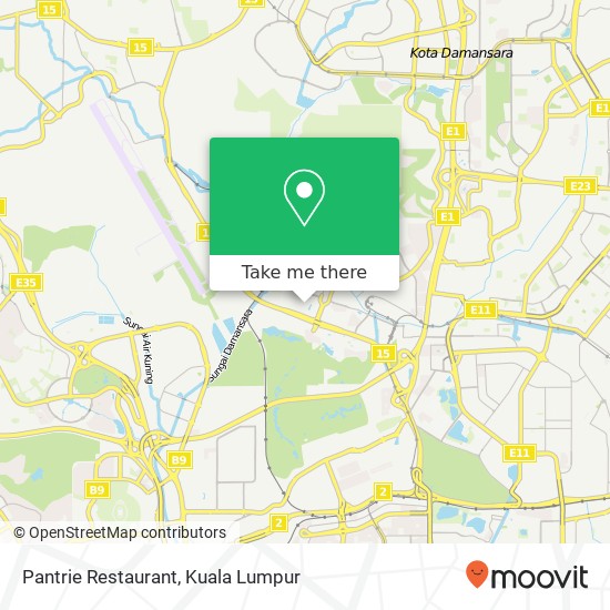 Pantrie Restaurant map