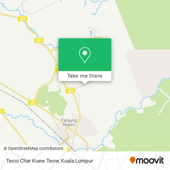 Tecoi Char Kuew Teow map
