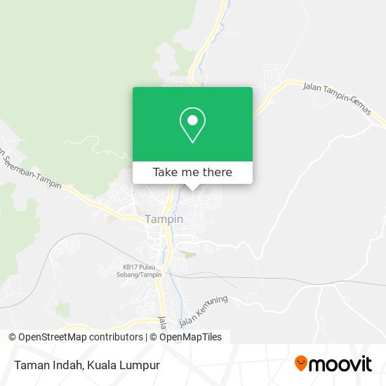 Taman Indah map