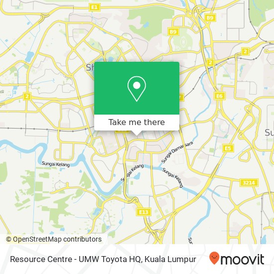 Resource Centre - UMW Toyota HQ map