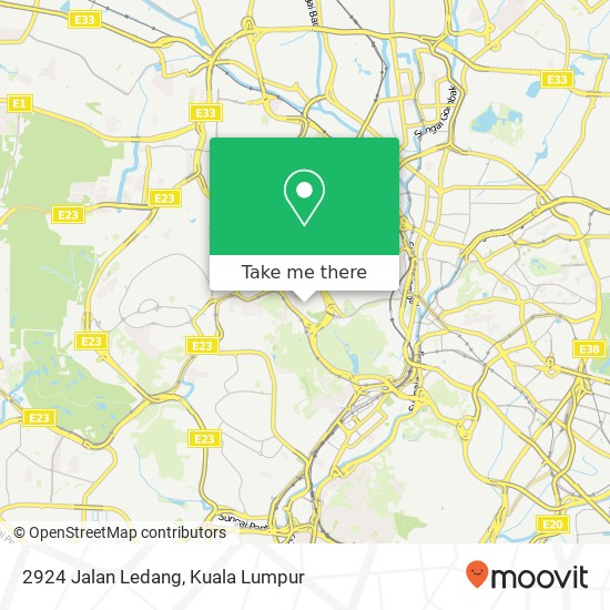 Peta 2924 Jalan Ledang