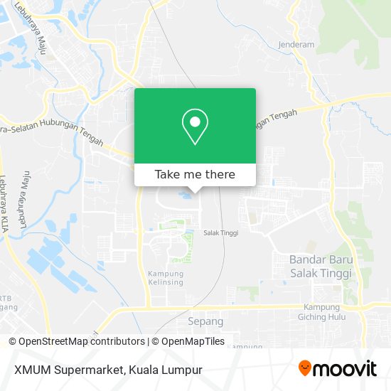 Peta XMUM Supermarket