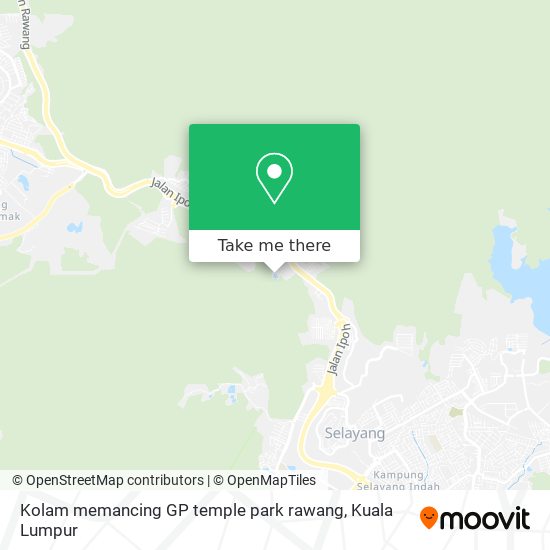 Kolam memancing GP temple park rawang map