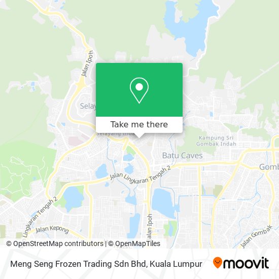 Peta Meng Seng Frozen Trading Sdn Bhd