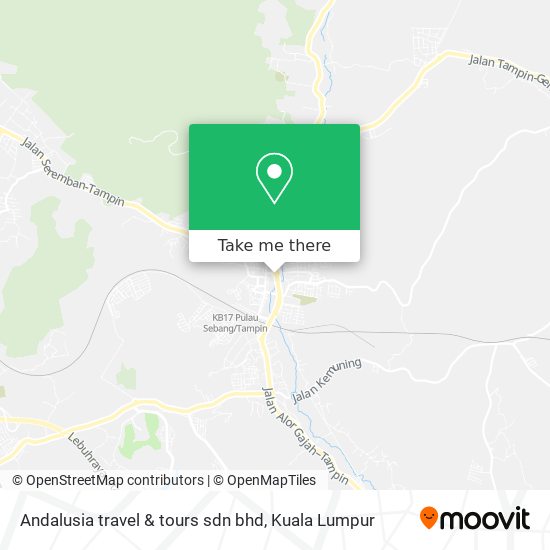 Andalusia travel & tours sdn bhd map