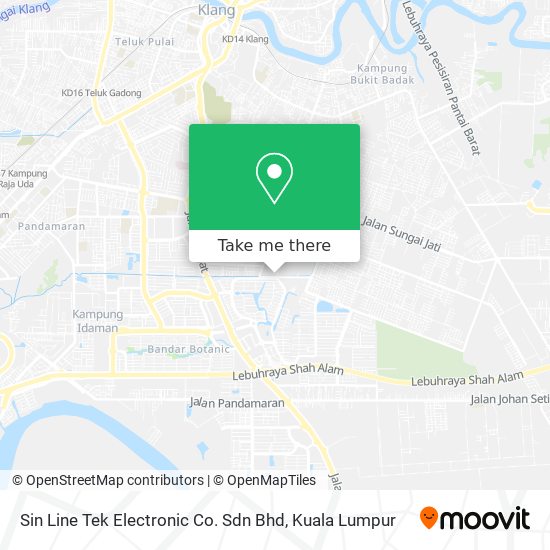 Sin Line Tek Electronic Co. Sdn Bhd map