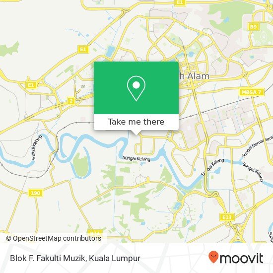 Blok F. Fakulti Muzik map