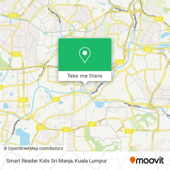 Smart Reader Kids Sri Manja map