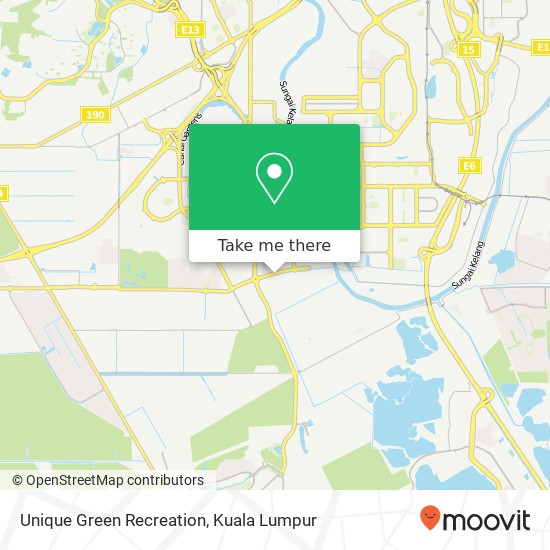 Unique Green Recreation map