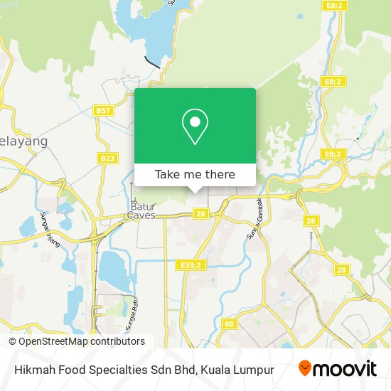 Hikmah Food Specialties Sdn Bhd map
