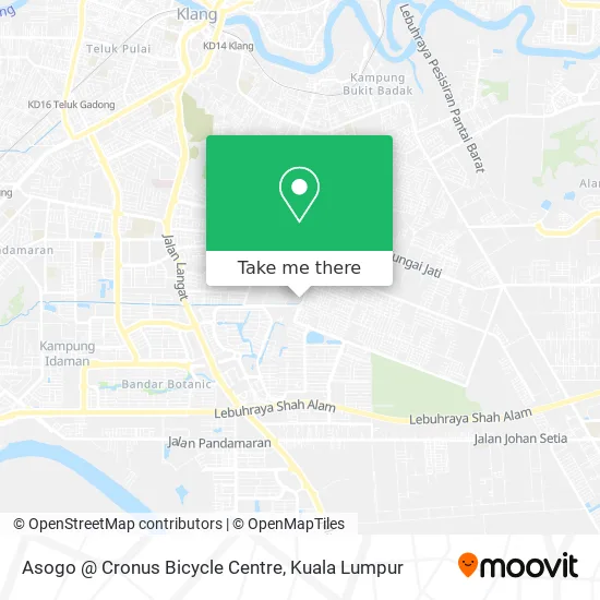 Asogo @ Cronus Bicycle Centre map